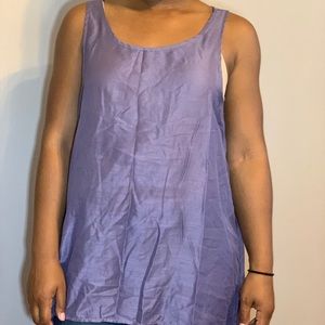 Purple slinky tank